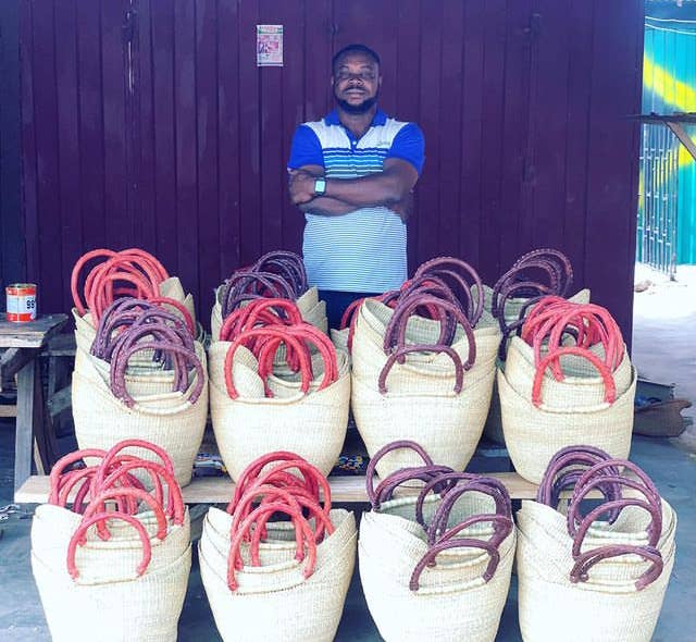 Tanga Baskets – wholesale Basket – Eco-Friendly U-Shaped Bolga Baskets - Christmas gift1