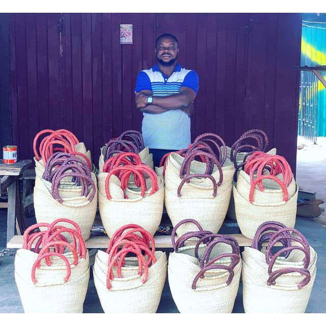 Tanga Baskets – wholesale Basket – Eco-Friendly U-Shaped Bolga Baskets - Christmas gift1