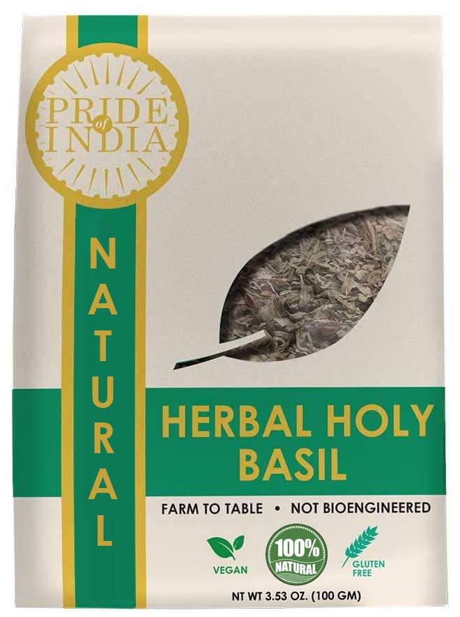PRIDE INDIA BRANDS - Wholesale Herbs - Natural Tulsi Holy Basil Leaf Whole0
