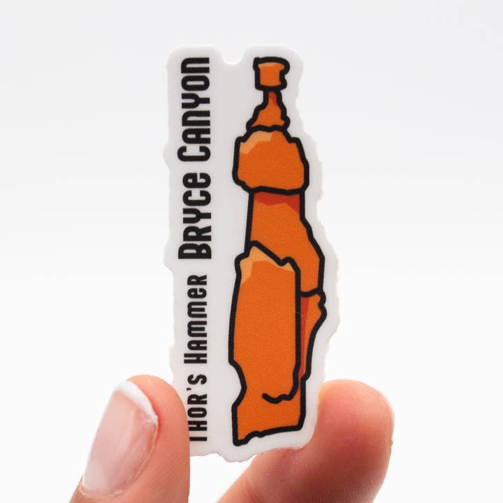 Thor's Hammer Bryce Canyon National Park Sticker for wholesale by Riley Funk Designs