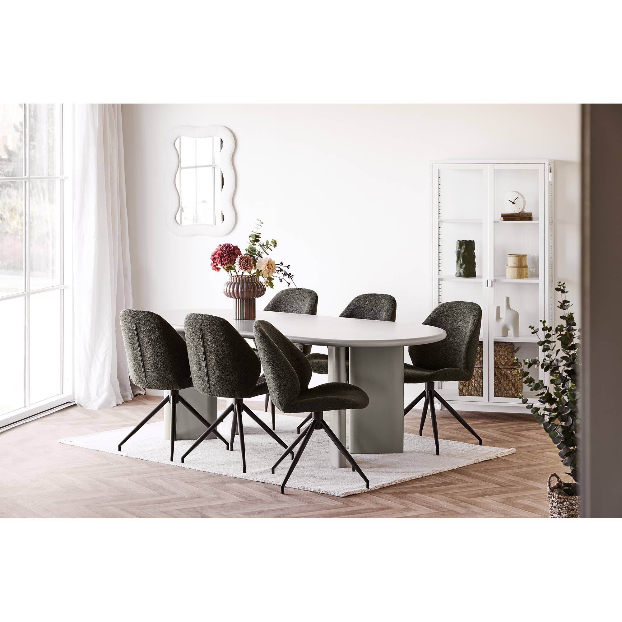 House Nordic - Wholesale Patiotafel - Nagano Eettafel. zand. 100x220x75 cm2