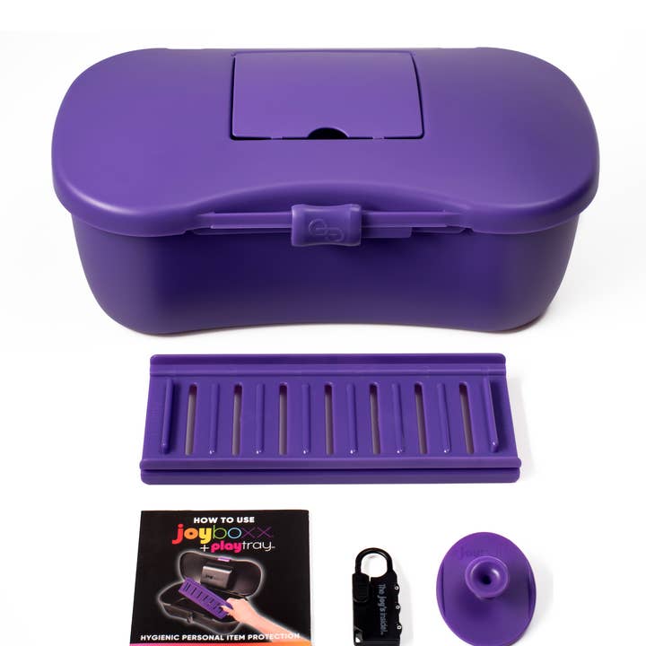 Passionate Playground - Venta al por mayor Juguetes eróticos - Joyboxx® + Playtray® = Sistema de Limpieza y Almacenamiento de Juguetes para Adultos