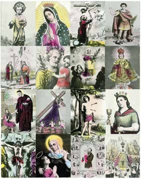 Tesoros Trading Company - Wholesale Religious Card - 100 Assorted Saint Cards, Mexico- PS1006