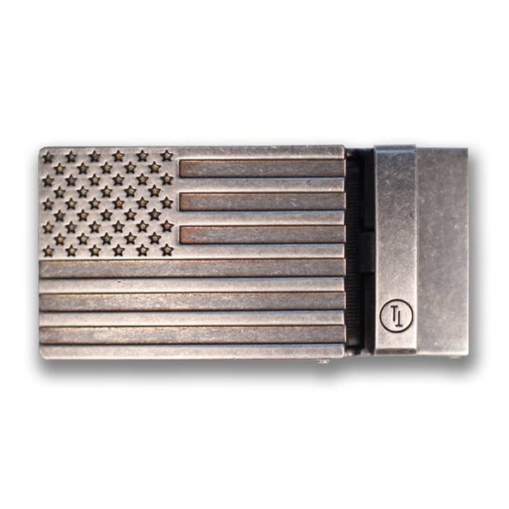 American Flag Buckle - Iron for wholesale by Tough Apparel