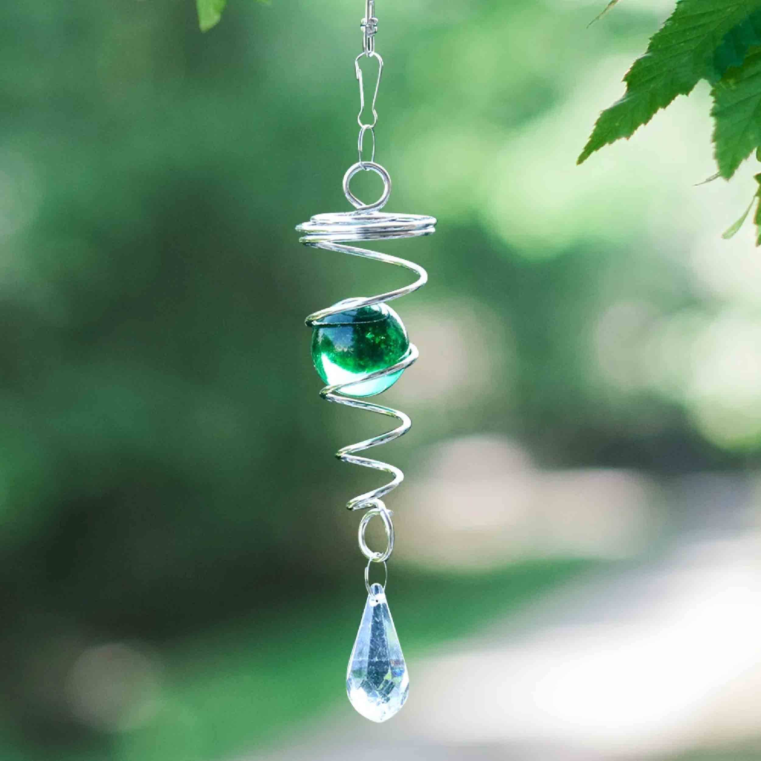 La Bella Monte - Wholesale Wind Spinner - Glass Ball Pendant Wind Spinner Chimes Holiday Décor3