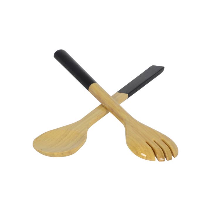 albert L. (punkt) Inc. - Wholesale Serving Utensil - Large Bamboo Server Set10