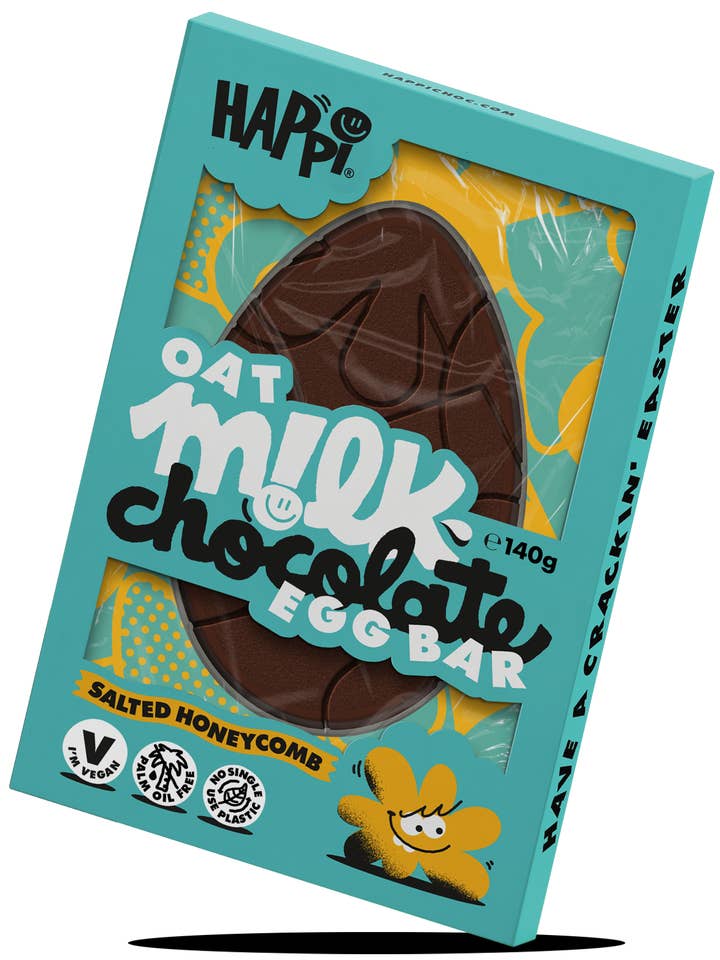 Barre à œufs de Pâques Happi, nid d'abeille salée, 140 g pour la vente par Happi