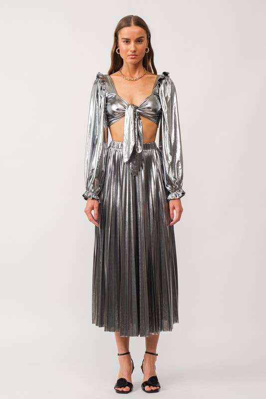 Alessandra Silver Blouse for wholesale on Faire0