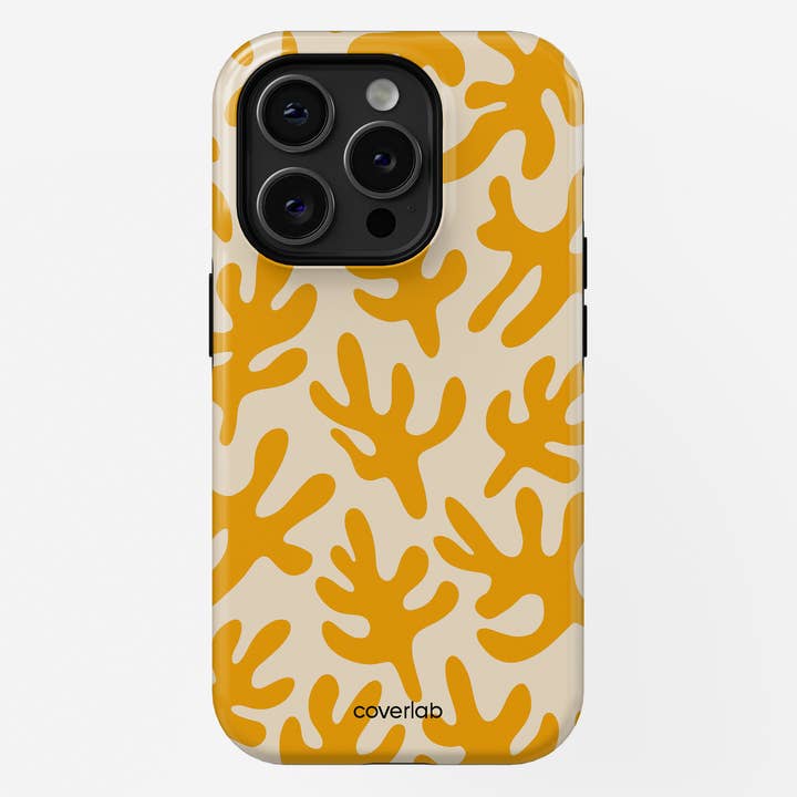 Coque iPhone Jaune Algue Résistante pour la vente par Coverlab