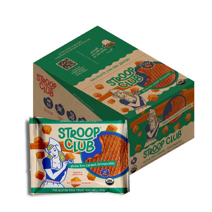 The Stroop Club UK – wholesale Biscuit – Gluten Free Caramel Stroopwafel 2-pack (not vegan)3