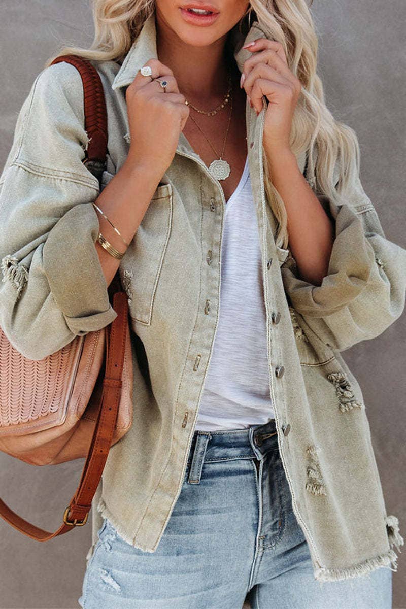 Sweetkama - Wholesale Jacket - Women's - Long Sleeves Solid Color Ladies Daily Coat 5802039