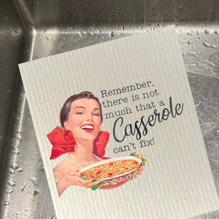 Funny Vintage Collection Bio-degradable Dishcloth Set of 2 for wholesale by Knollwood Lane