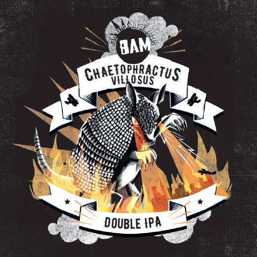 Blonde Double IPA - Chaetophractus Villosus 33cl -Prodotto in Fr per la vendita all'ingrosso da parte di Brasserie BAM