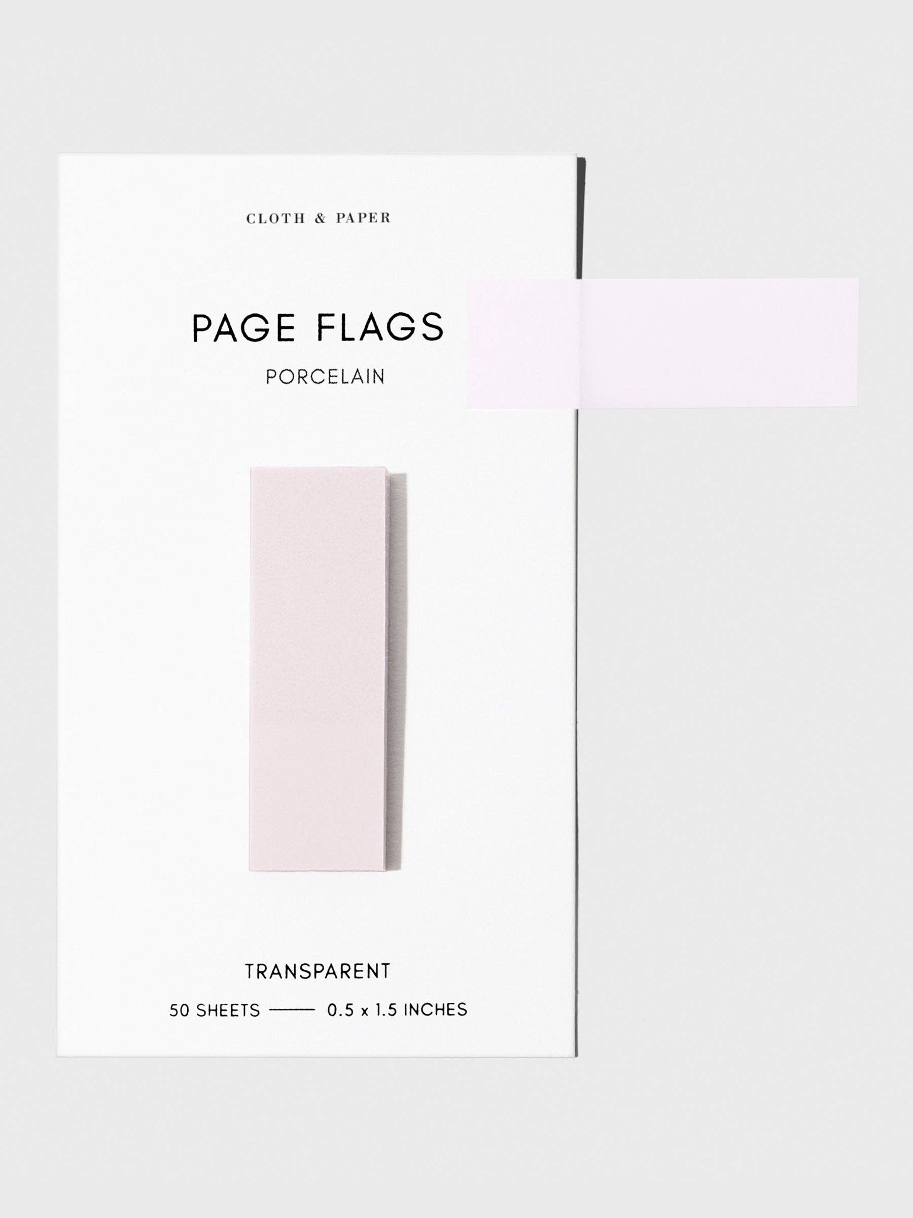 Cloth & Paper - Vendita all'ingrosso Segnalibro - Bandiere di pagina trasparenti56