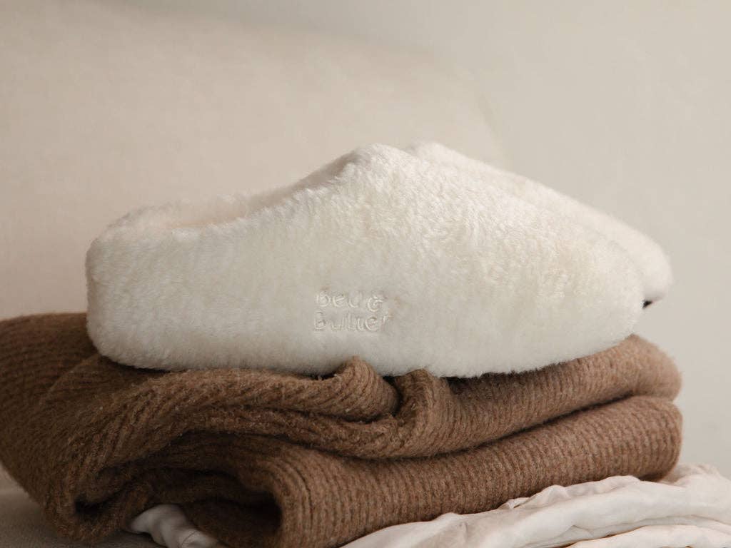 Bed & Butter - Wholesale Slippers - Women's - The Comfiest Slippers - Cream (NEW!)5