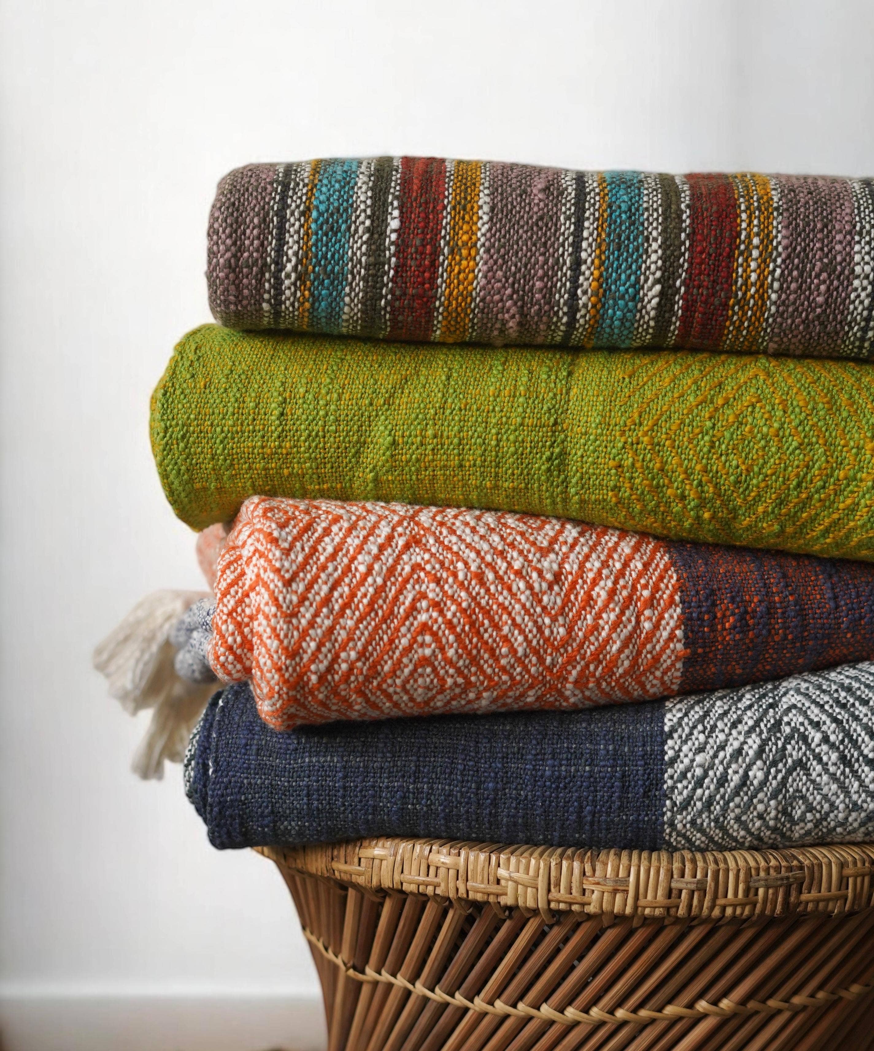 Annahmol – wholesale Bedding set – Natural Dye/Organic Cotton Bed Cover/Blanket/Throw (97x65in)5