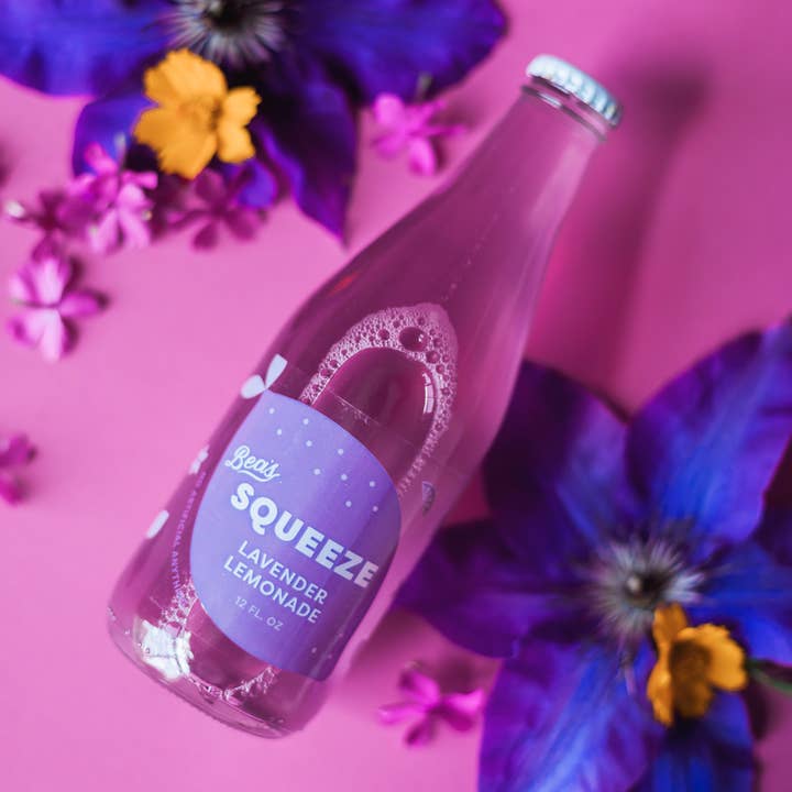 Lavender Lemonade 9 Pack Bottles for wholesale by Bea's Squeeze