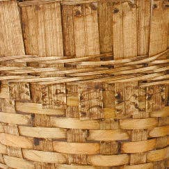 WALD IMPORTS - Wholesale Plant Pot - 7" Dark Stained Bamboo Basket Planter4