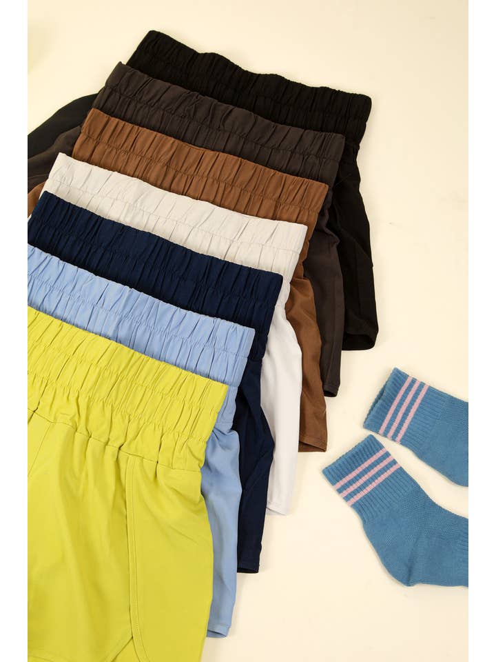 VERY J - Vendita all'ingrosso Pantaloncini sportivi - Donna - NP70025-Pantaloncini sportivi in vita elasticizzata17