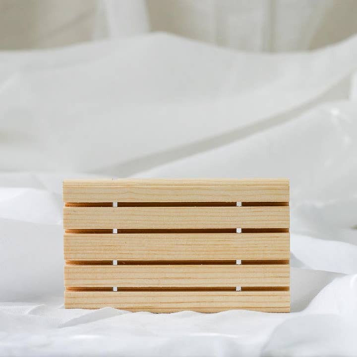 Pine Wood Soap Dish for wholesale by OLIVESPA