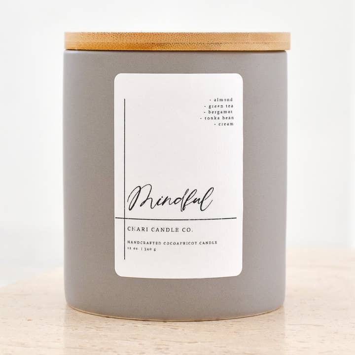Mindful for wholesale by Chari Candle Co.