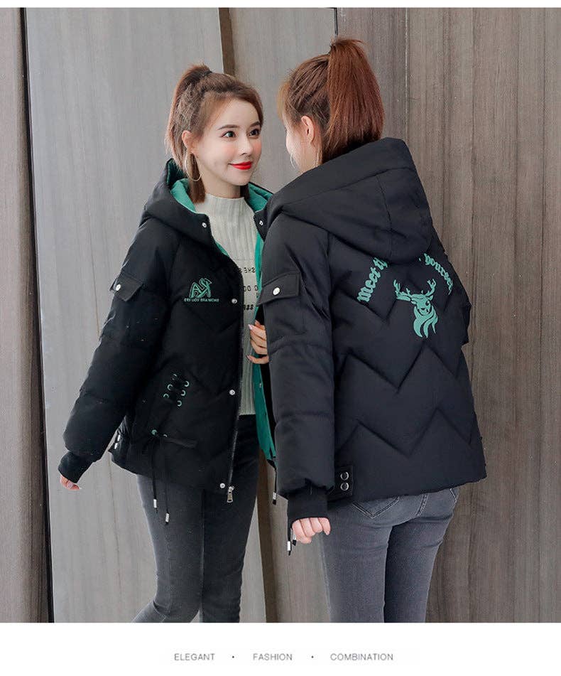 Marayn - Wholesale Puffer Jacket - Women's - Chic 2025 Winter Puffer Jacket Korean Style Warm Loose #223