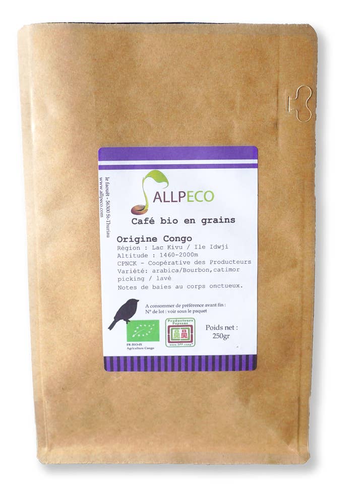Organic coffee SPP Congo “Idwji” for wholesale by ALLPECO