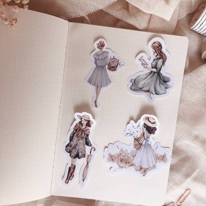 Chapteries - Wholesale Sticker - 20 women stickers2