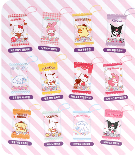 Kobe Japan Wholesale - Wholesale Keychain - Women's - Sanrio Characters Random Candy style Keyring (24 pcs)2
