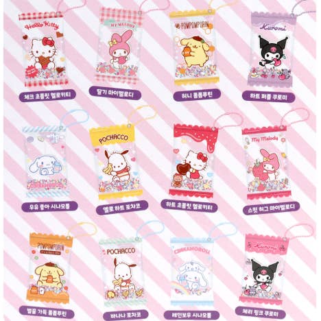 Kobe Japan Wholesale - Wholesale Keychain - Women's - Sanrio Characters Random Candy style Keyring (24 pcs)2
