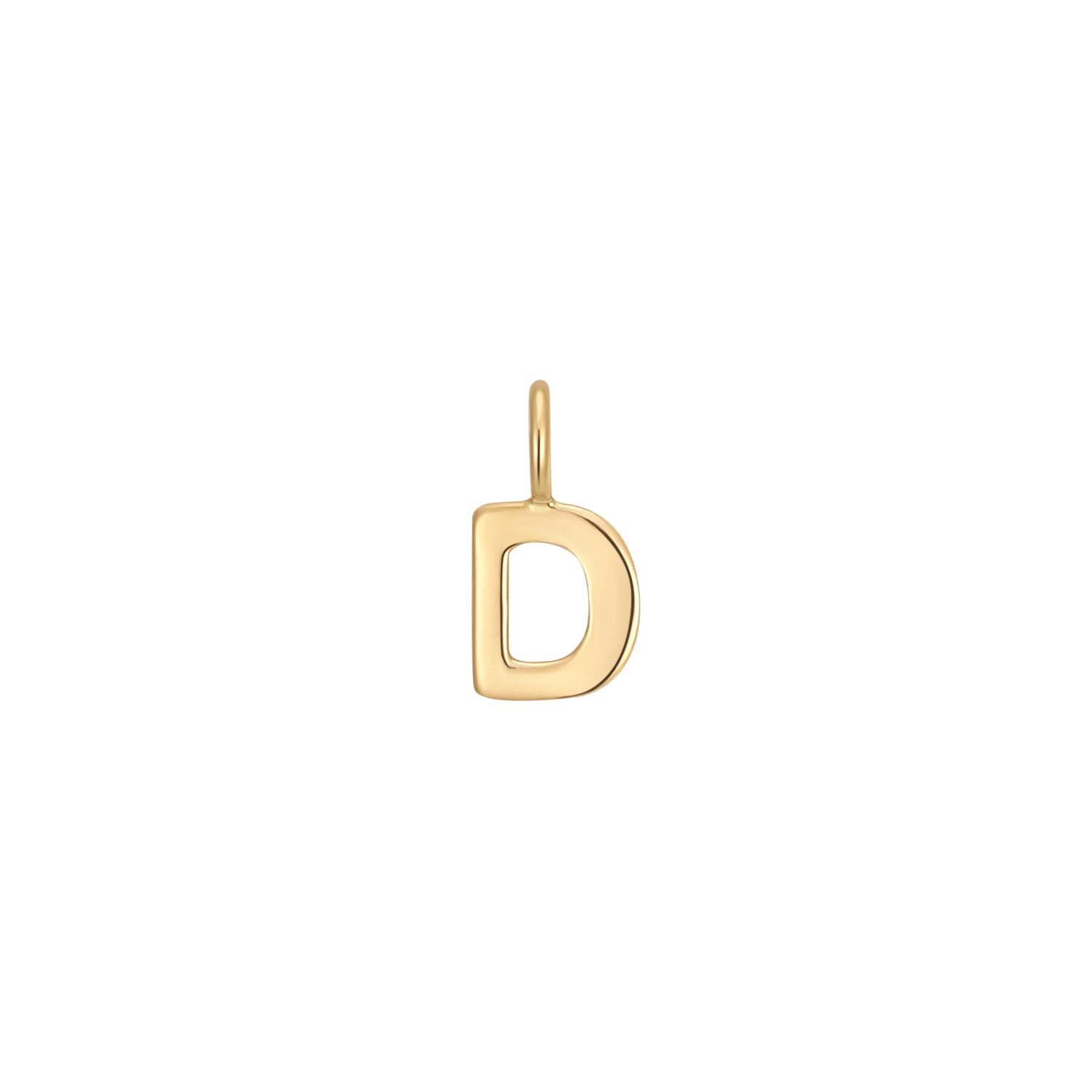 WJW - Wholesale Individual Charm/Pendant - Permanent Jewelry 14K Solid Gold Initial Charms3