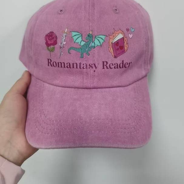 Romantasy Reader Soft Baseball Hat for wholesale by June Apothicarie