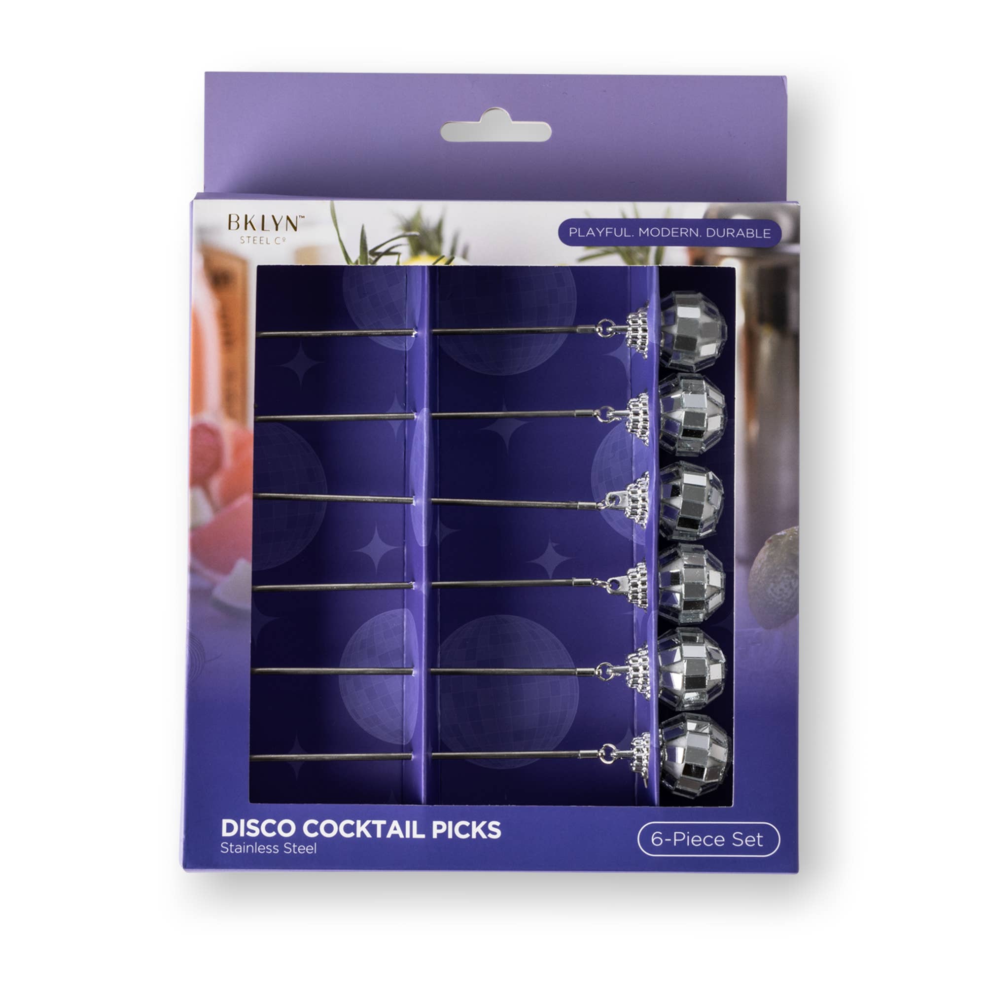 Core Home - Wholesale Cocktail Pick - 6pk Cocktail Picks - Disco1