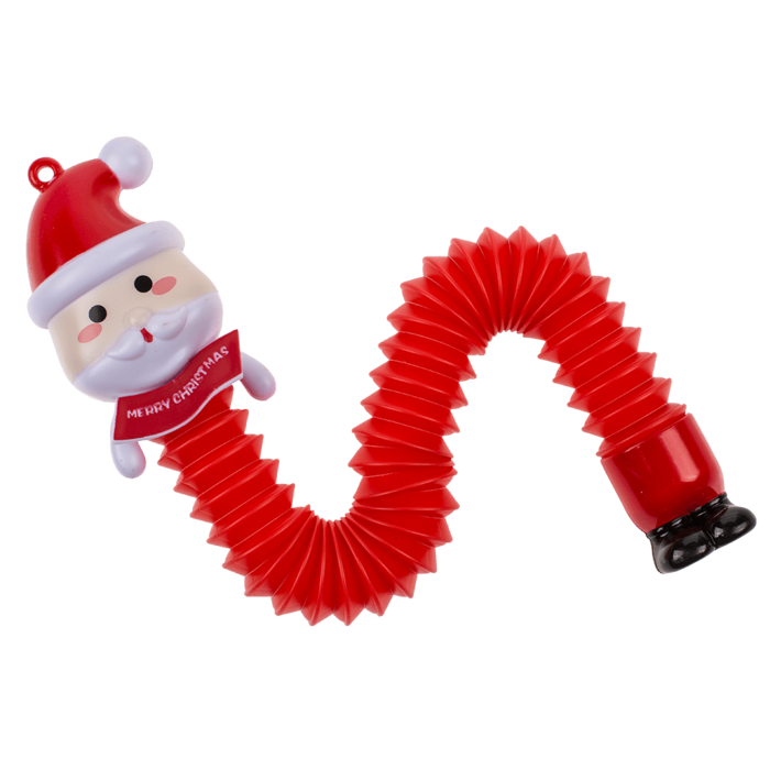 Out of the blue KG - Wholesale Christmas Decoration - Stretch tube, Santa, with LED, incl. 3 x LR412