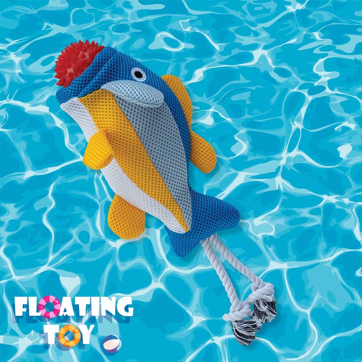 Original Territory - Wholesale Pet Toy - Dog - Territory Fish 2-in-1 Floating Dog Toy