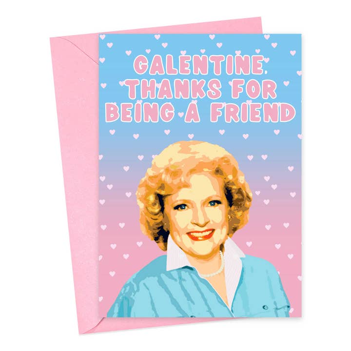 Galentine's Day Card Pop Culture Valentines Greeting Cards for wholesale by R is for Robo