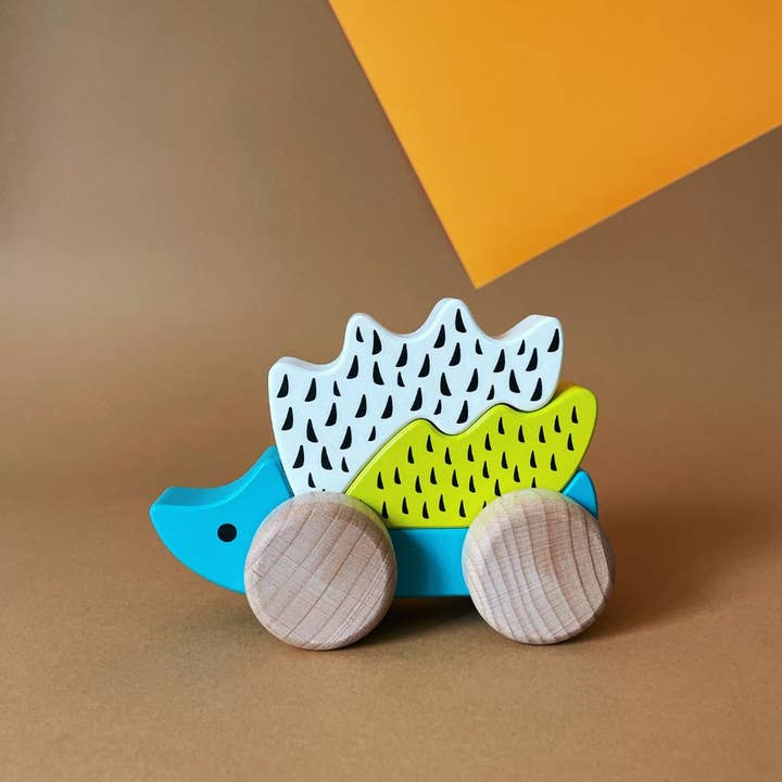 Wooden Hedgehog for wholesale by BAJO WOODEN TOYS
