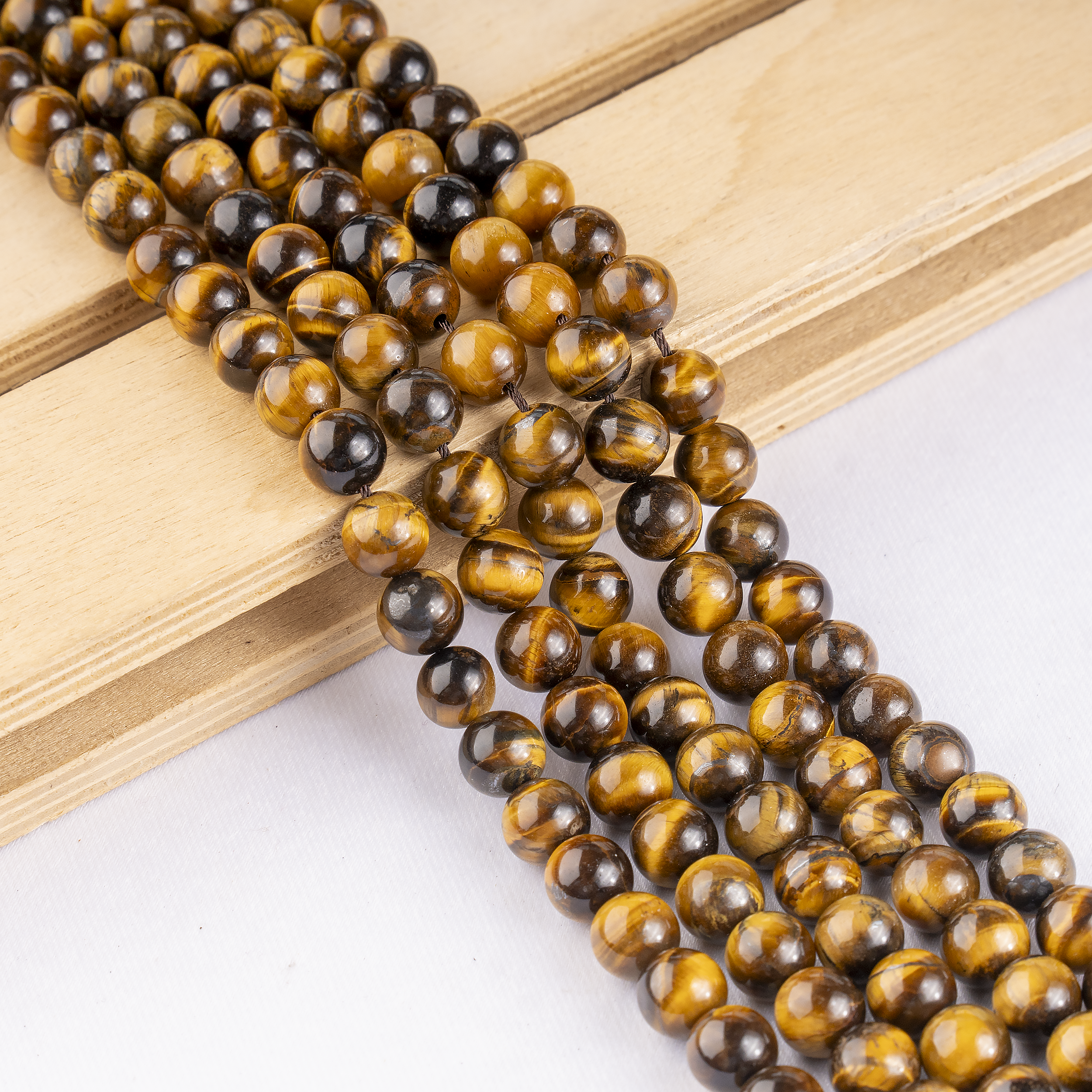 Soothing Crystals Beads - Vente Perle - Perles de Bijoux en Cristal | Œil de Tigre | Perles de Pierres Précieuses de Guérison7