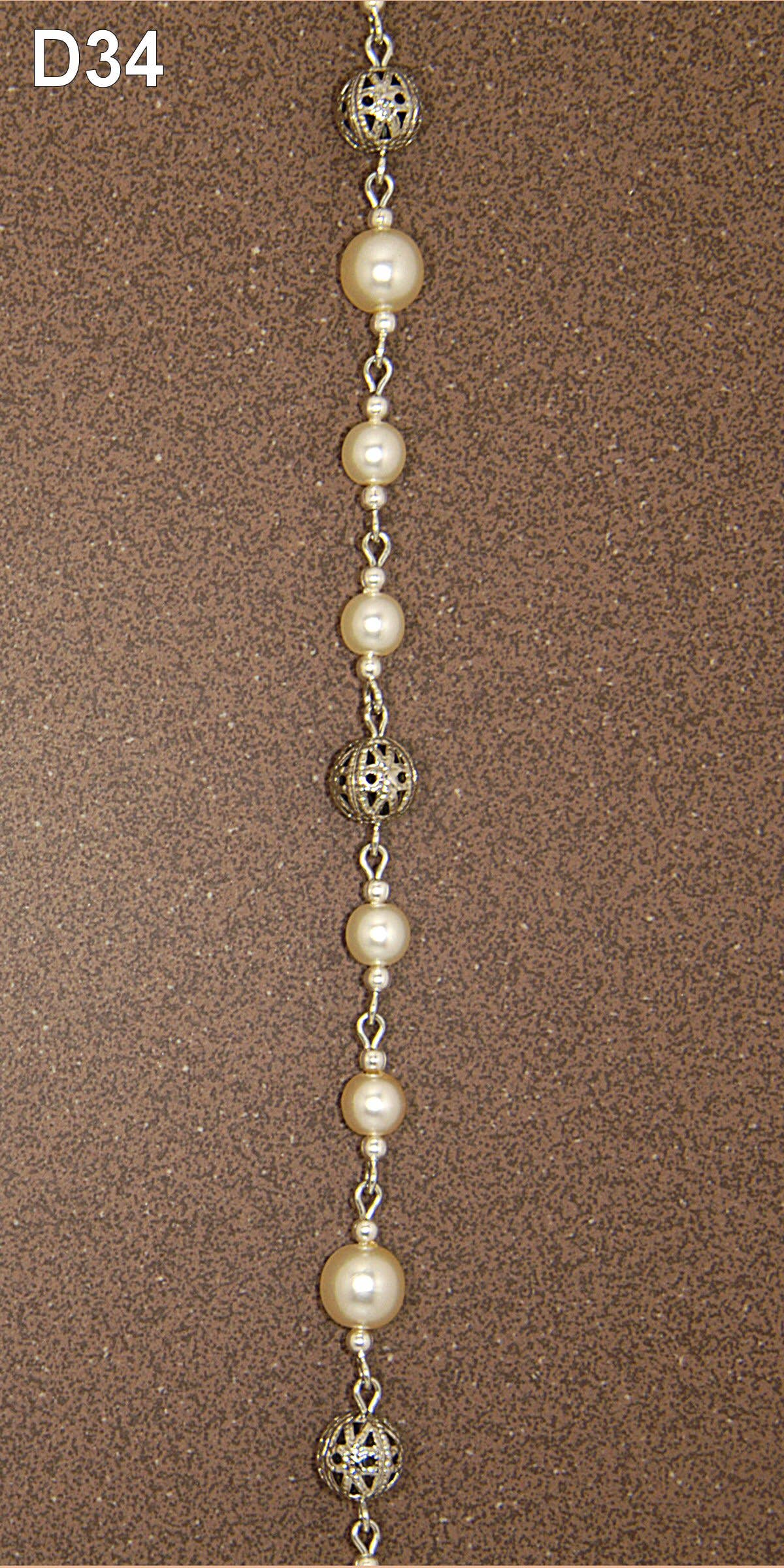 Bolero – wholesale Beaded/pearl necklace – ASCOT1