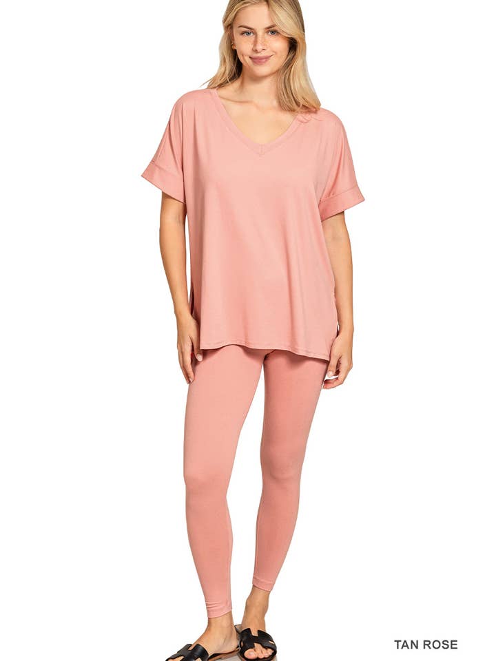 Vanilla Monkey - Wholesale Lounge Set - Women's - Brushed Dty Microfiber Loungewear Set10