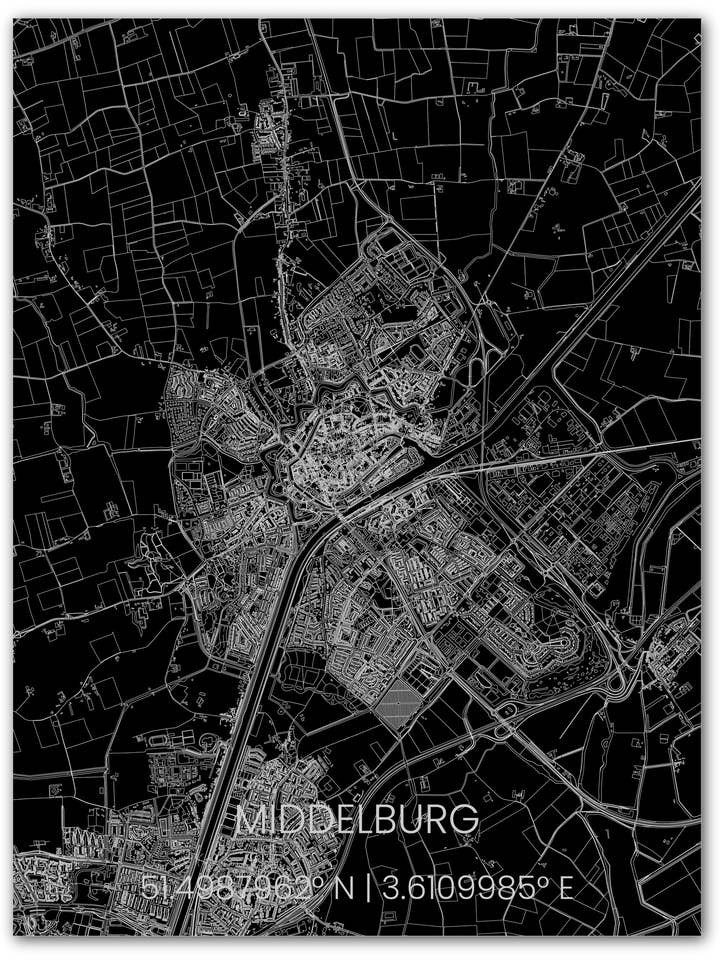 Stadtplan Metall Middelburg für den Großhandel von Brandthout.