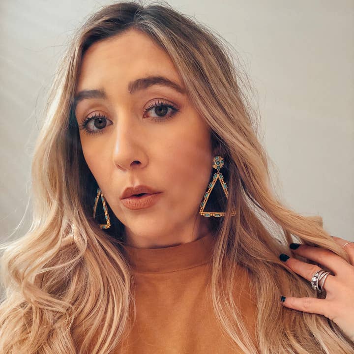 Christina Greene LLC - Wholesale Dangle Earrings - Large Southwestern Chandelier Earrings