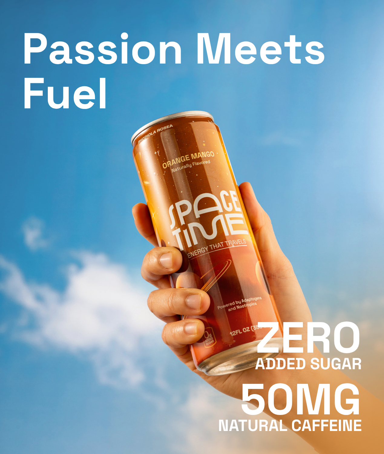 SpaceTime - Wholesale Sports/Energy Drink - ORANGE MANGO - (12 Pack)5