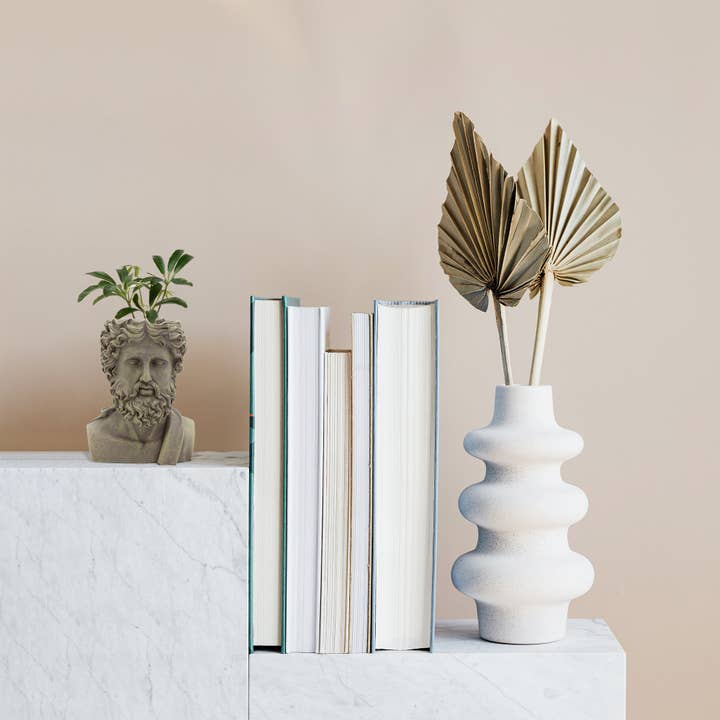 Kurated Korner - Wholesale Plant Pot - Esterno Greek God Zeus Mini Planter Pot3