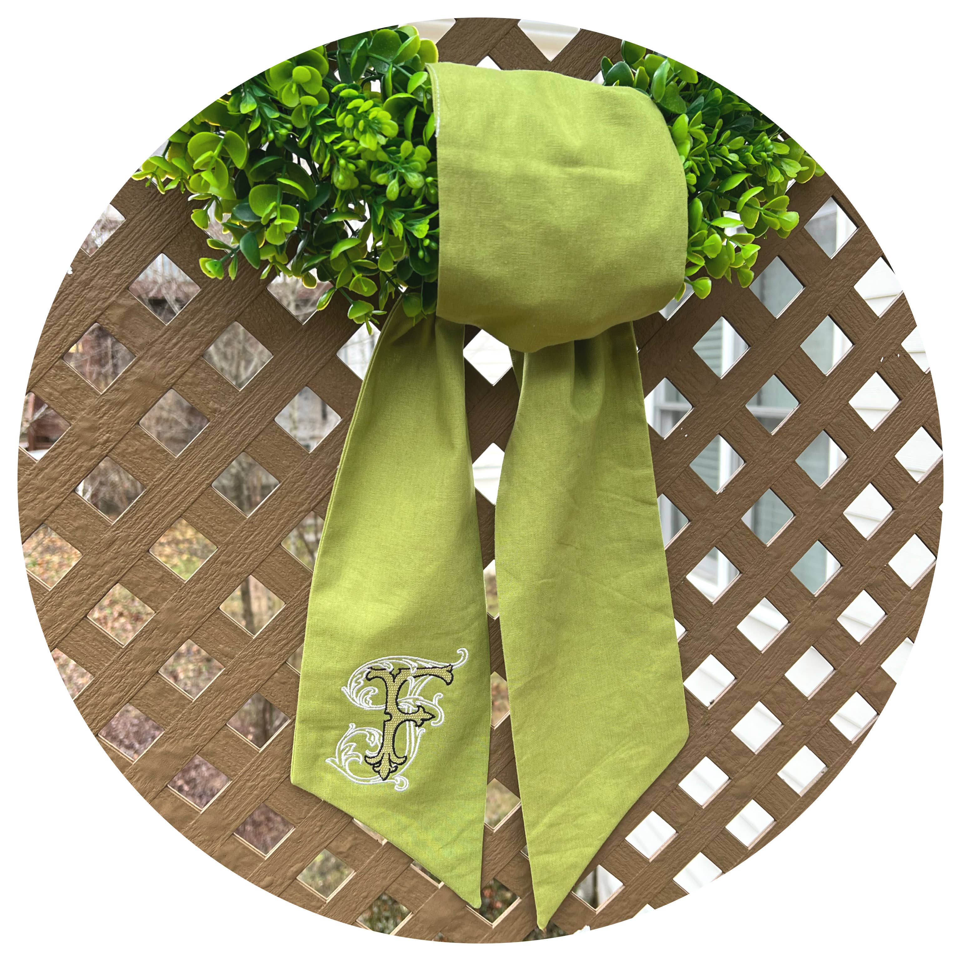 THE ROYALTY COLLECTION - Wholesale Wreath - Linen Blend Sashes40