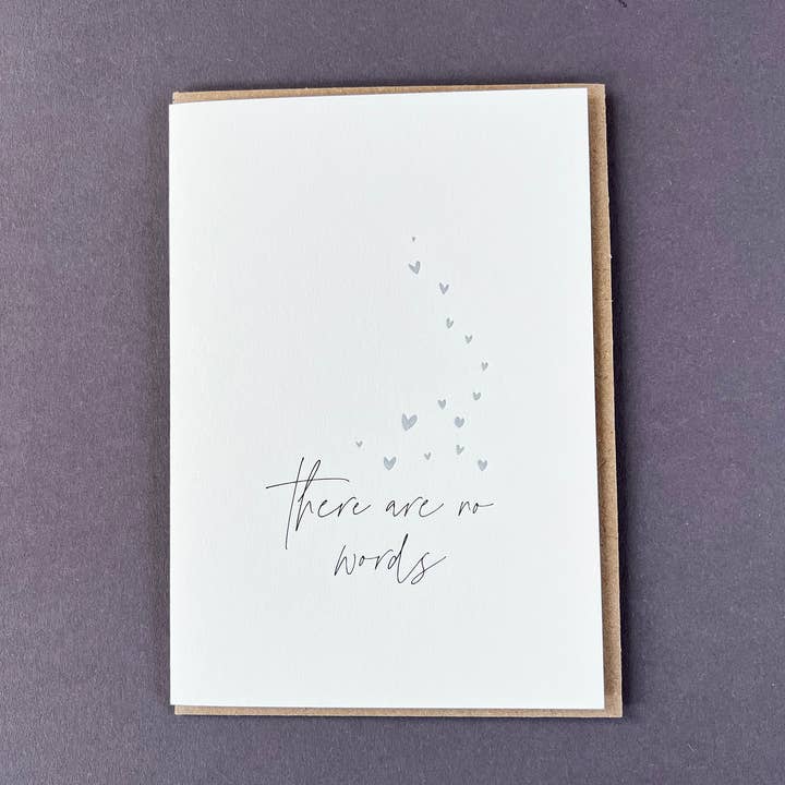 Penguin Ink - Vendita all'ingrosso Biglietti di condoglianze - Biglietto Tipografico Senza Parole0