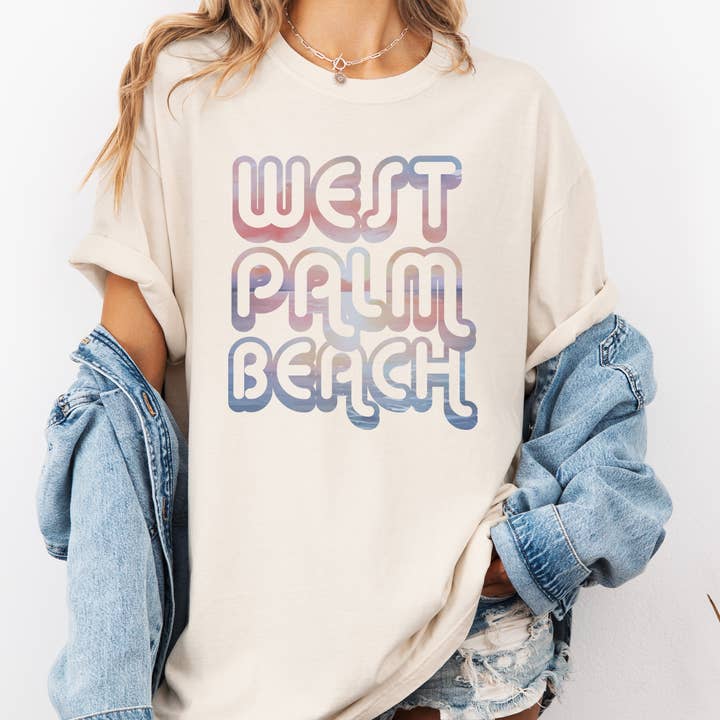 Miche Custom – wholesale T-shirts med screentryck – Dam – Skräddarsydd strandtröja, turistbutikssouvenir t-shirt