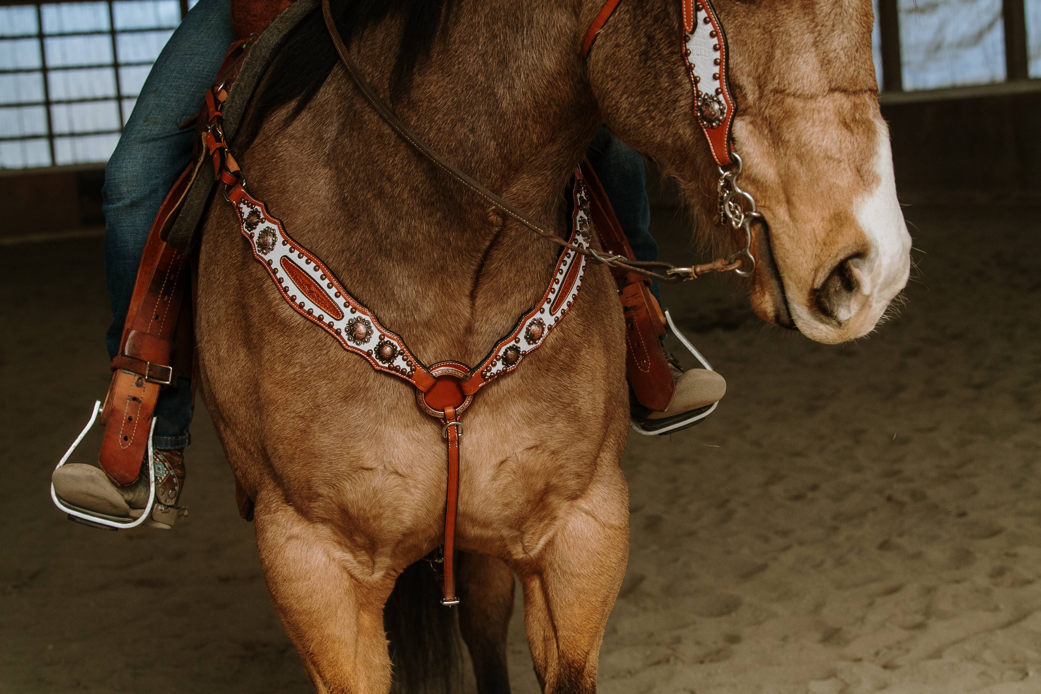 Schulz Equine - Wholesale Horseback Riding Gear - Doc Holiday Headstall and Breast Collar Set3