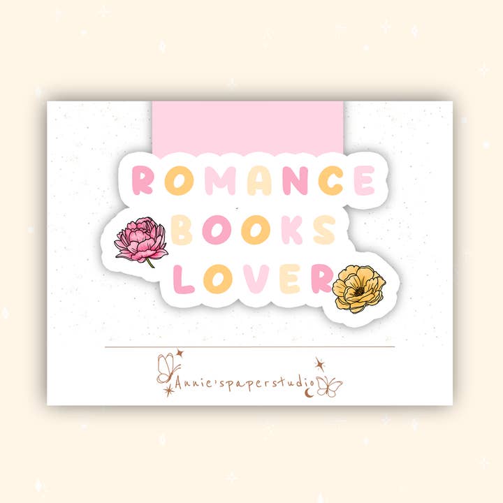 Romance books lover magnetic bookmark for wholesale by Annie's paper studio