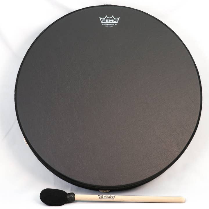 16" Black Bahia Buffalo Drum for wholesale by HK Higher Knowing